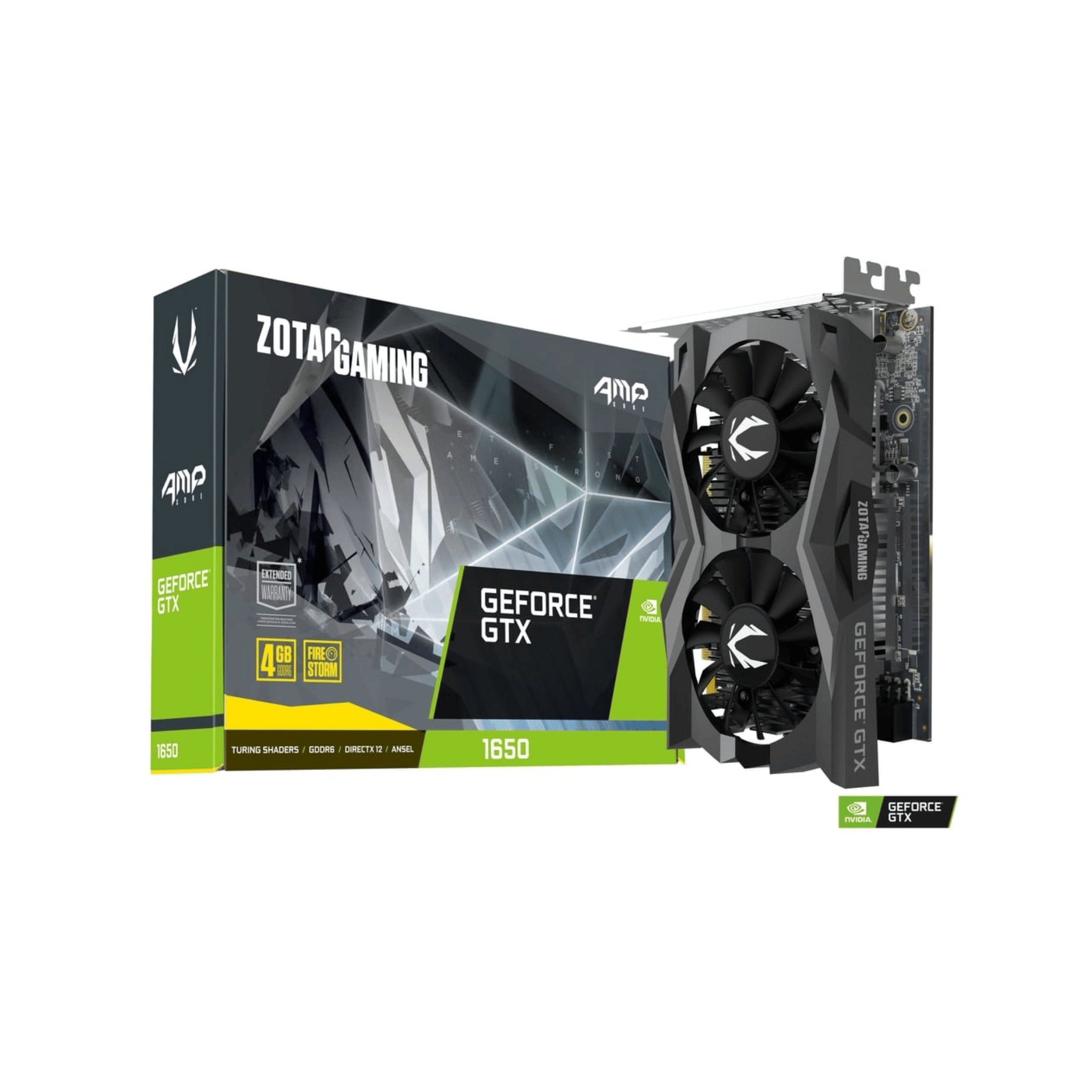 Zotac Gaming GTX 1650 AMP Core GDDR6 4gb Graphics Card ZT-T16520J-10L Zotac Gaming GTX 1650 AMP Core GDDR6 4gb Graphics Card ZT-T16520J-10L